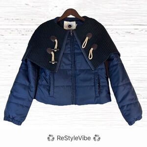 DAUGHTERS OF THE LIBERATION ANTHROPOLOGIE Women Size M Jacket Coat Winter Puffer